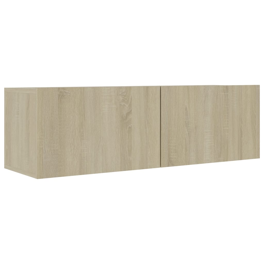 NNEVL TV Cabinets 3 pcs Sonoma Oak Chipboard