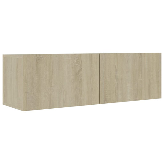 NNEVL TV Cabinets 3 pcs Sonoma Oak Chipboard