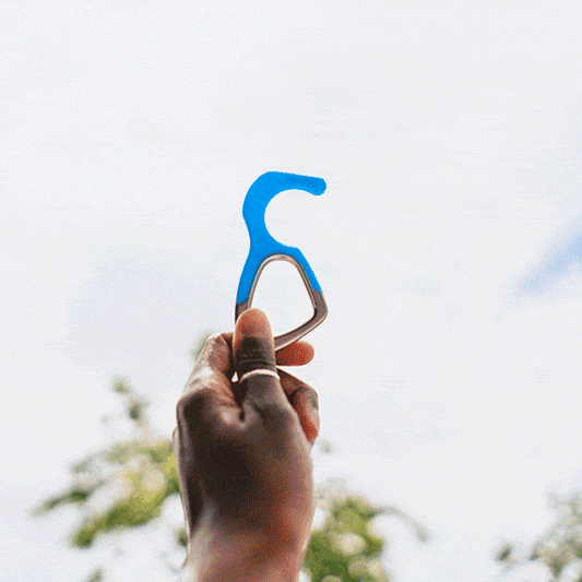 hoo(key) - The Only Patented Antimicrobial Silicone No-Touch Keychain Tool