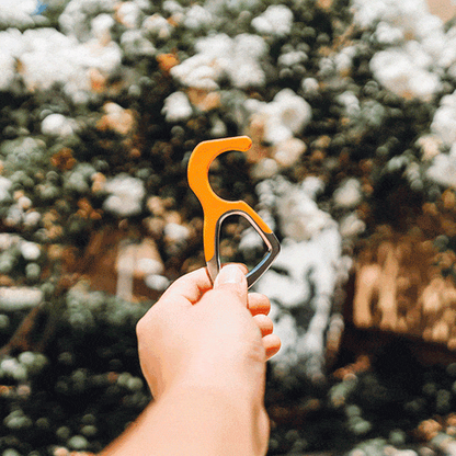 hoo(key) - The Only Patented Antimicrobial Silicone No-Touch Keychain Tool